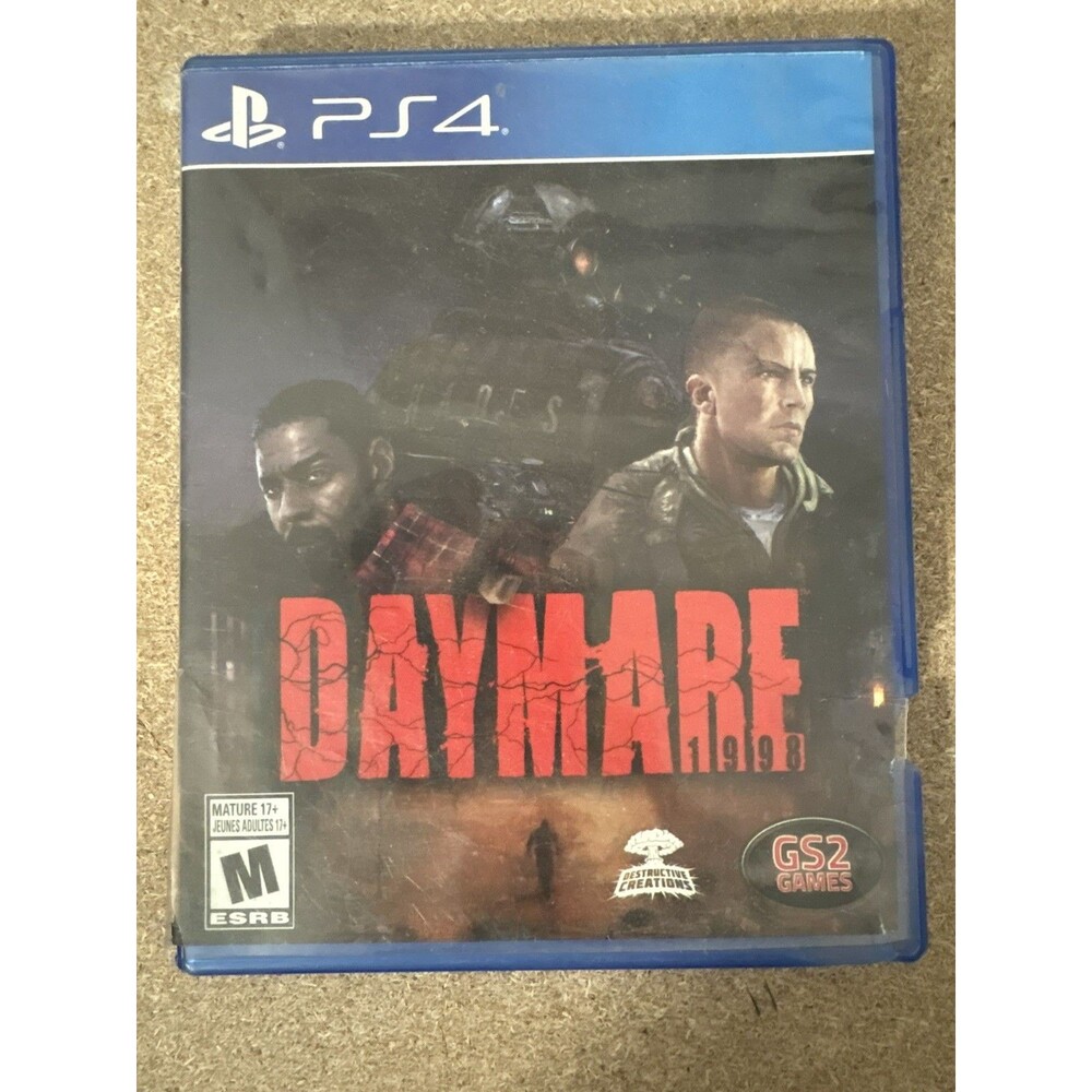 PS4 Daymare Game | Daymare 1998 Sony PlayStation 4 | Tested & Working